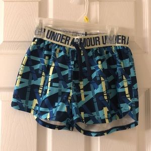 patterned under armour shorts